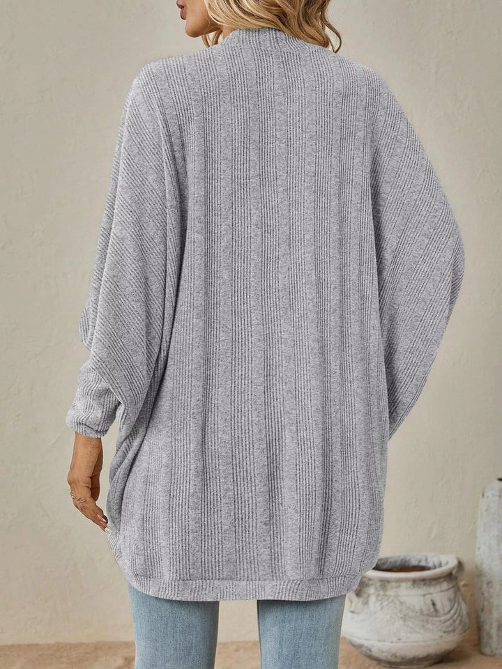 Cozy Oversized Open Front Knit Cardigan | Cardigans Daverri Fashions
