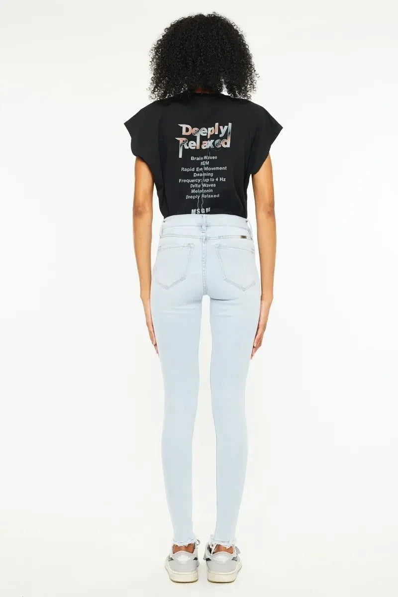Kancan High Rise Super Skinny Jeans - DAVERRI FASHIONS