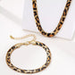 Chunky Leopard Necklace and Bracelet Jewelry Set - DAVERRI FASHIONS