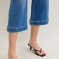 Judy Blue Mid Rise Crop Wide Leg Jeans - DAVERRI FASHIONS