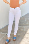 Kancan White High Rise Skinny Jeans - DAVERRI FASHIONS