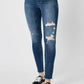 Judy Blue Full Size High Waist Distressed Skinny Jeans - DAVERRI FASHIONS