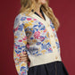 Umgee Floral Button-Up V-Neck Cardigan Cardigans