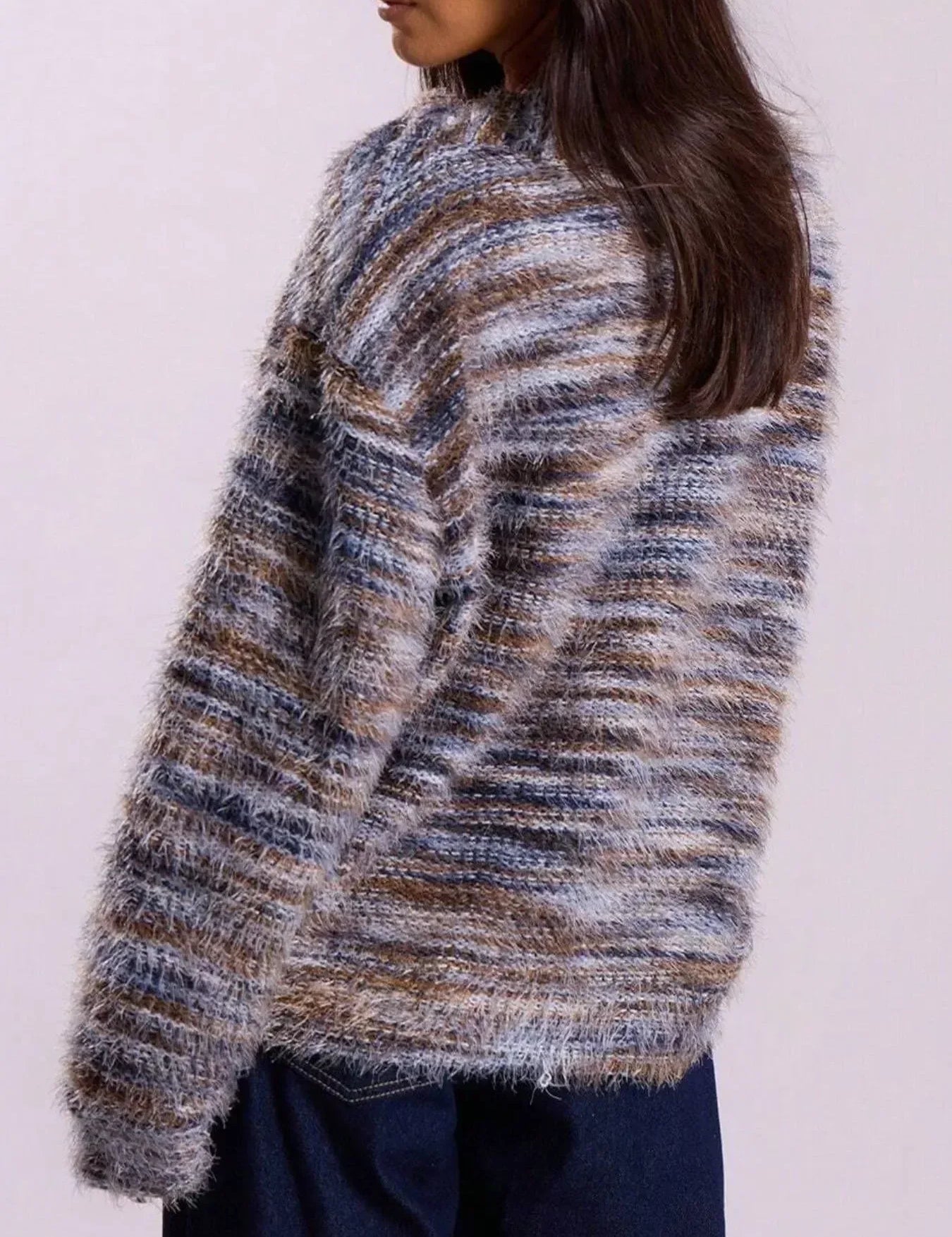 Daverri Fashions Textured Knit Button-Down Cardigan - DAVERRI FASHIONS