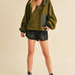 Aemi + Co Collared Neck Zip Up Sherpa Jacket Jackets