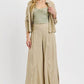 RISEN Shirring Detail Wide Leg Pants Pants