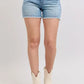 Judy Blue High Waist Western Embroidery Detail Cut Off Denim Shorts LT