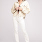 POL Oversized Frayed Edge Shacket Shackets