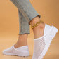 Breathable Mesh Slip-Ons - DAVERRI FASHIONS
