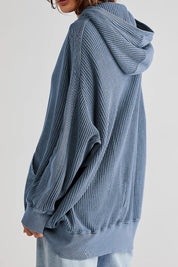Zip-Up Long Sleeve Jacket | Jackets Daverri Fashions