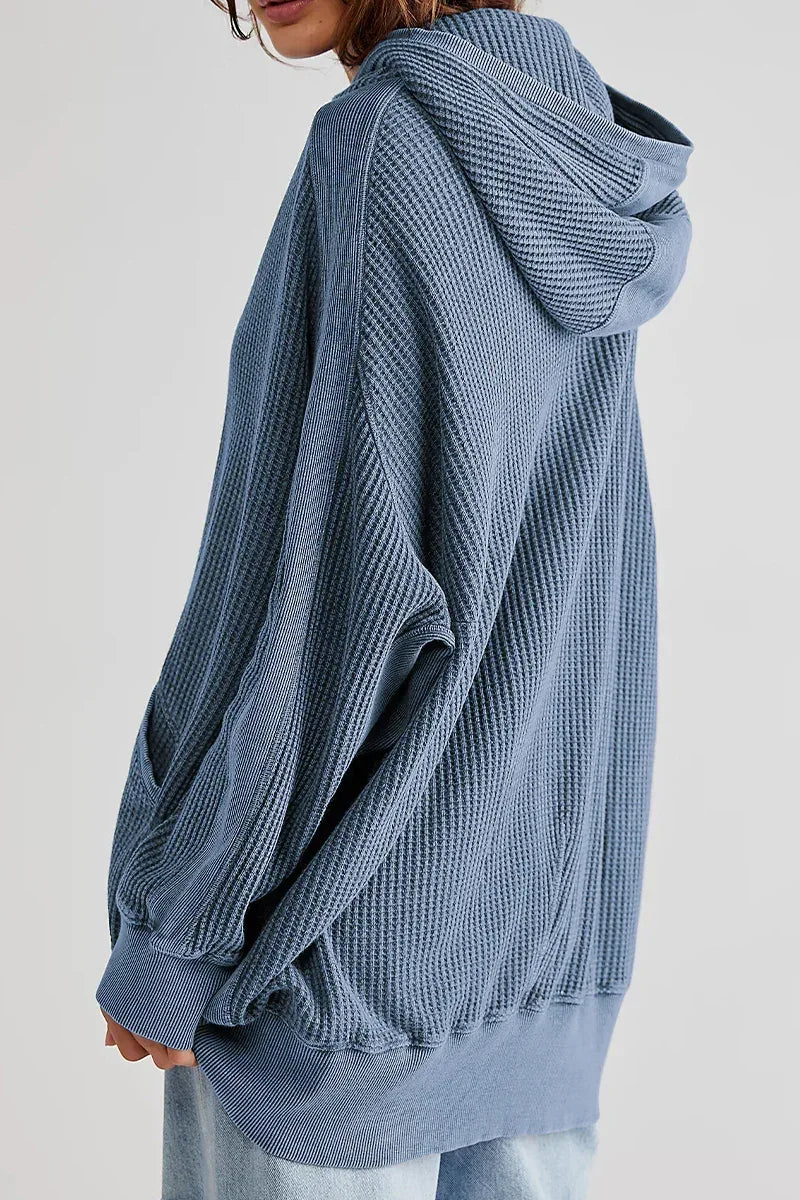 Zip-Up Long Sleeve Jacket - DAVERRI FASHIONS