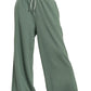 Zenana Scuba Drawstring Pants Dk Forest - DAVERRI FASHIONS