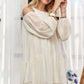 ADORA Cold Shoulder Balloon Sleeve Mini Dress Mini Dresses