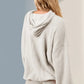 Double Take Full Size Half Zip Long Sleeve Hoodie with Kangaroo Pocket - DAVERRI FASHIONS