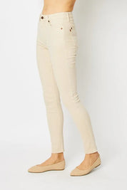 Judy Blue Full Size Garment Dyed Tummy Control Skinny Jeans | Jeans Daverri Fashions