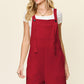 Double Take Full Size Textured Shortalls Shortalls