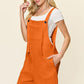 Double Take Full Size Textured Shortalls Shortalls