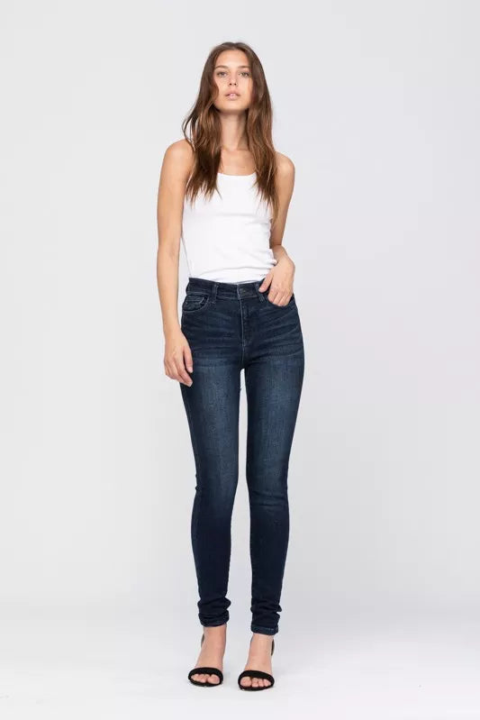 Judy Blue High Waist Washed Skinny Jeans | Daverri Fashions
