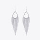 Glam Drop Crystal Waterfall Dangle Earrings - DAVERRI FASHIONS