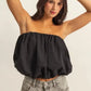HYFVE Trendy Strapless Bubble Top - DAVERRI FASHIONS
