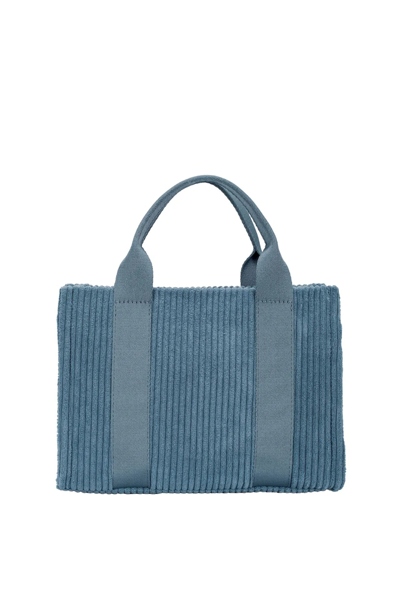 David Jones Corduroy Handbag Bag with Charm Detail | Handbags Daverri Fashions