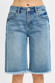 RISEN Tummy Control Mid Rise Fit Bermuda | Daverri Fashions