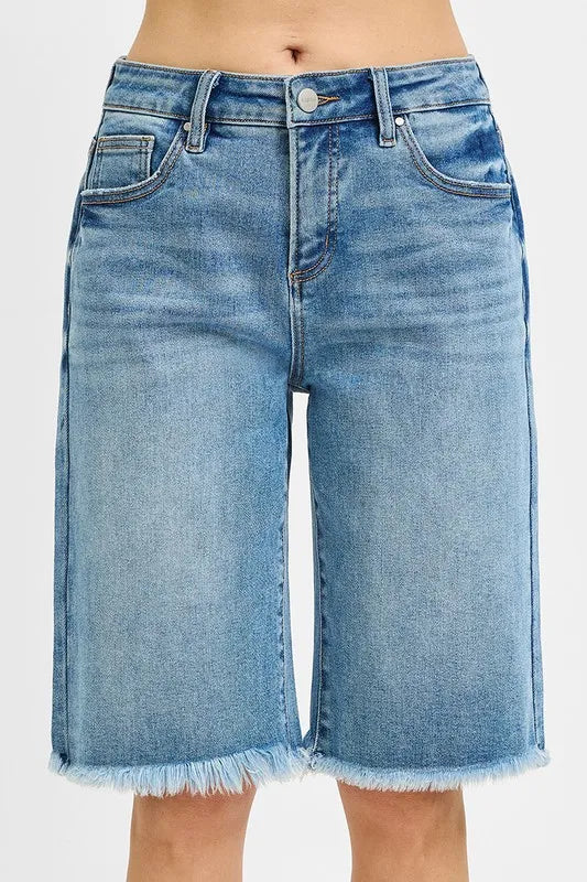 RISEN Tummy Control Mid Rise Fit Bermuda | Daverri Fashions