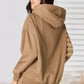 RISEN Drawstring Drop Shoulder Long Sleeve Hoodie - DAVERRI FASHIONS