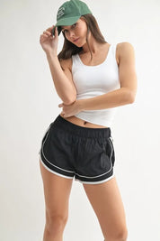 WHITE L MONO B Classic Seamless Ribbed Tank | Tank Tops Daverri Fashions