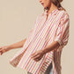 SO ME Multicolored Stripe Button Down Shirt
