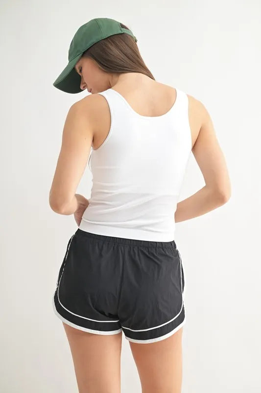 MONO B Classic Seamless Ribbed Tank Tank Tops