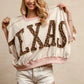 BiBi Leopard Print Texas Patchwork Overlock Stitch Top Tops