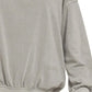 Zenana Soft Fleece Pigment Dye Round-neck Sweatshirts - DAVERRI FASHIONS