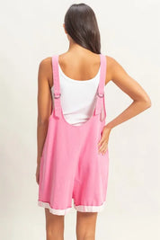 HYFVE V-Neck Pocket Detail Romper | Rompers Daverri Fashions