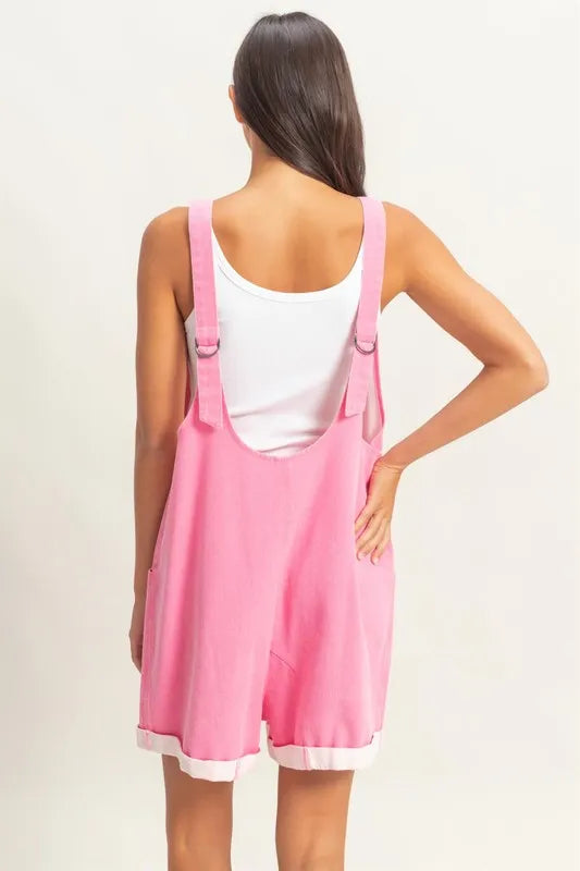 HYFVE V-Neck Pocket Detail Romper Rompers