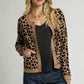 Umgee Leopard Print Button-Down Cardigan - DAVERRI FASHIONS