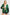 Umgee Sequined French Terry Jacket HUNTER GREEN