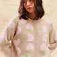 SO ME Strawberry Fruit All Over Button Sweater Cardigan - DAVERRI FASHIONS