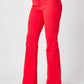 Judy Blue Full Size Hw Tummy Control Garment Dyed Flare Jeans Plus Size Jeans