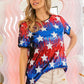 BiBi American Theme Star Pattern Sequin Top Tops