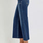 RISEN Full Size High Rise Crop Wide Button Up Jeans Plus Size Jeans