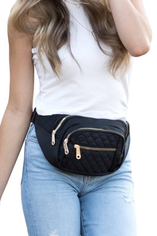 Quilted crossbody sling bag | Handbags Daverri Fashions
