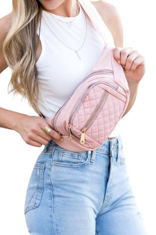 Quilted crossbody sling bag | Handbags Daverri Fashions