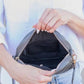 Chevron Quilted Vegan Leather Crossbody Handbags