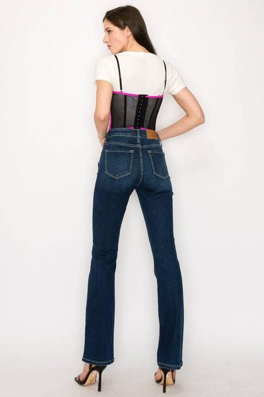 High rise skinny bootcut jeans Jeans