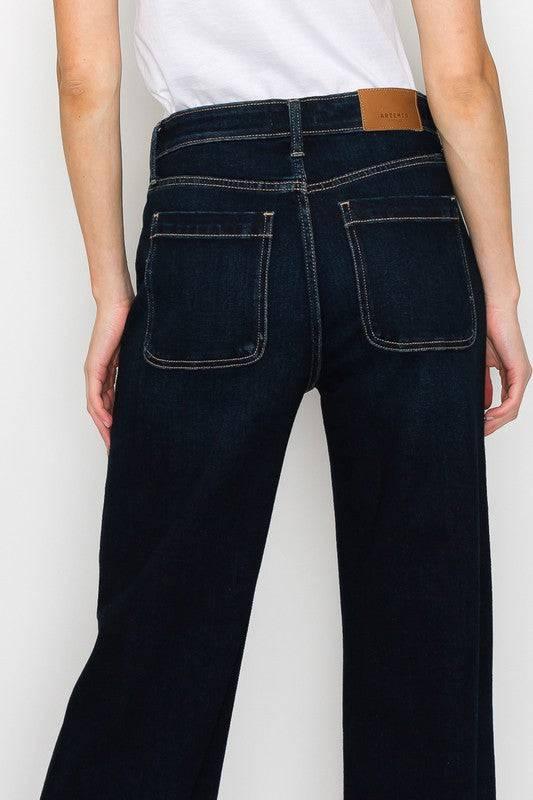 High rise modern wide jeans Jeans