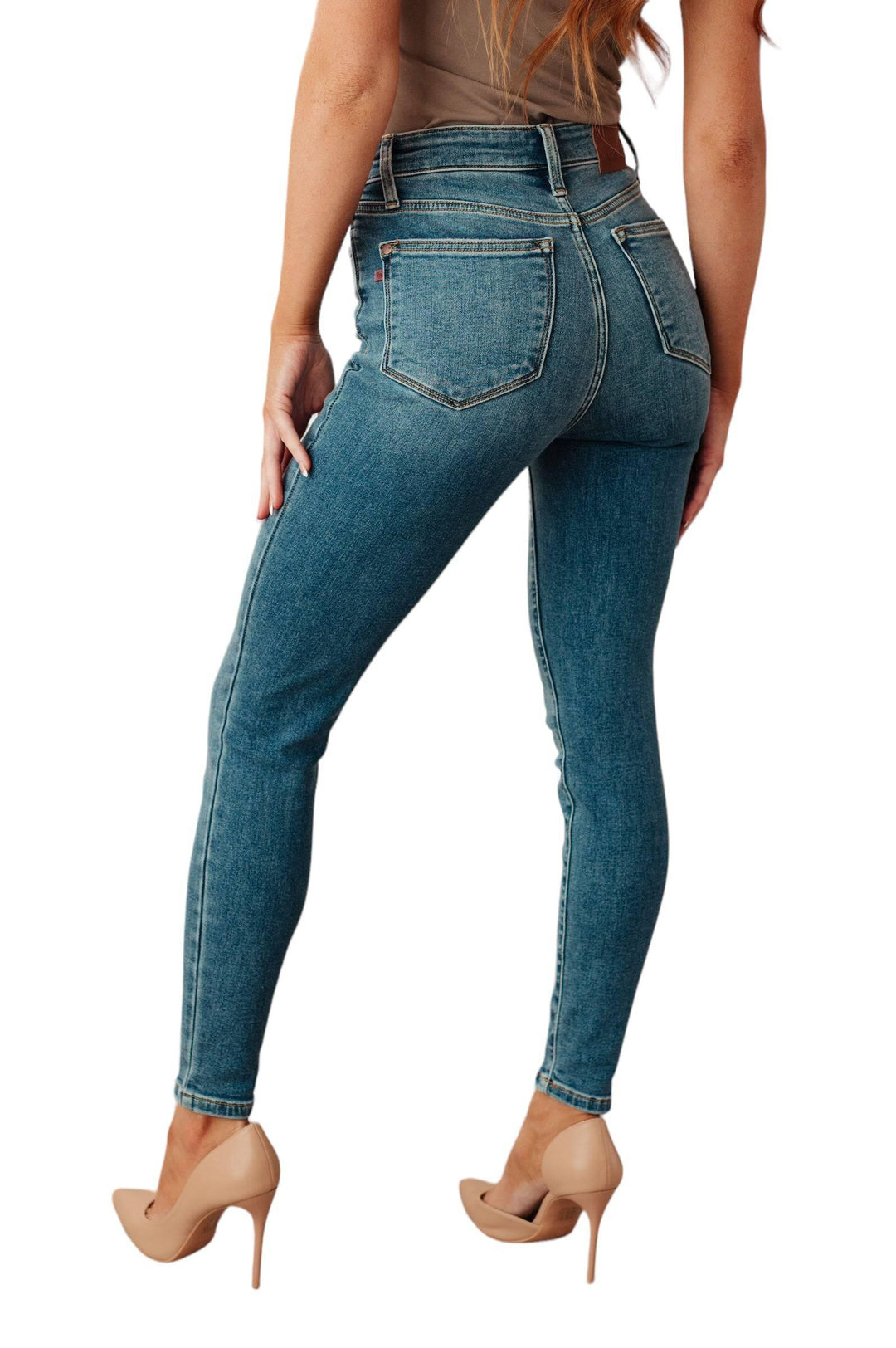 Judy Blue High Rise Thermal Skinny Jeans Jeans