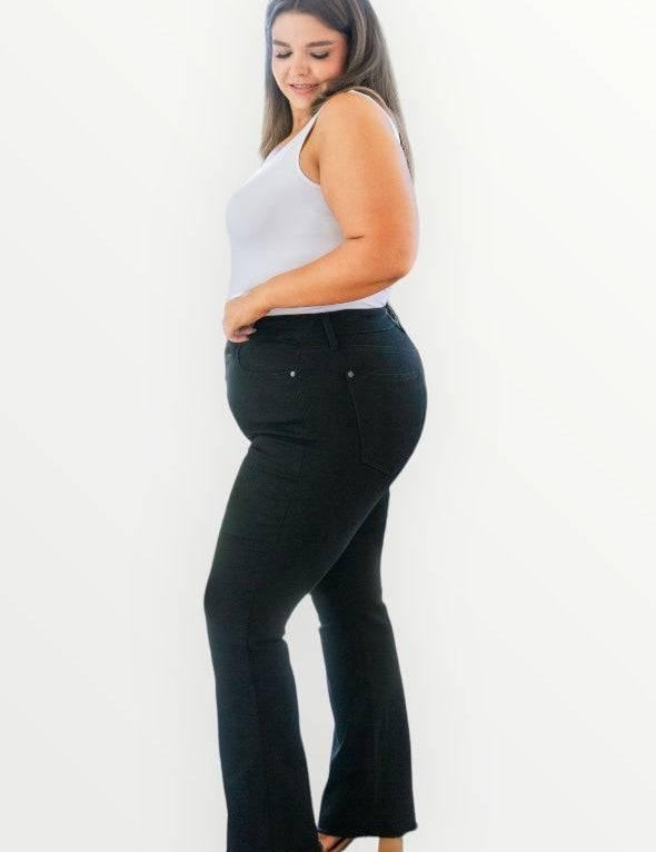 Plus Size Black Bootcut Judy Blue Jeans Jeans