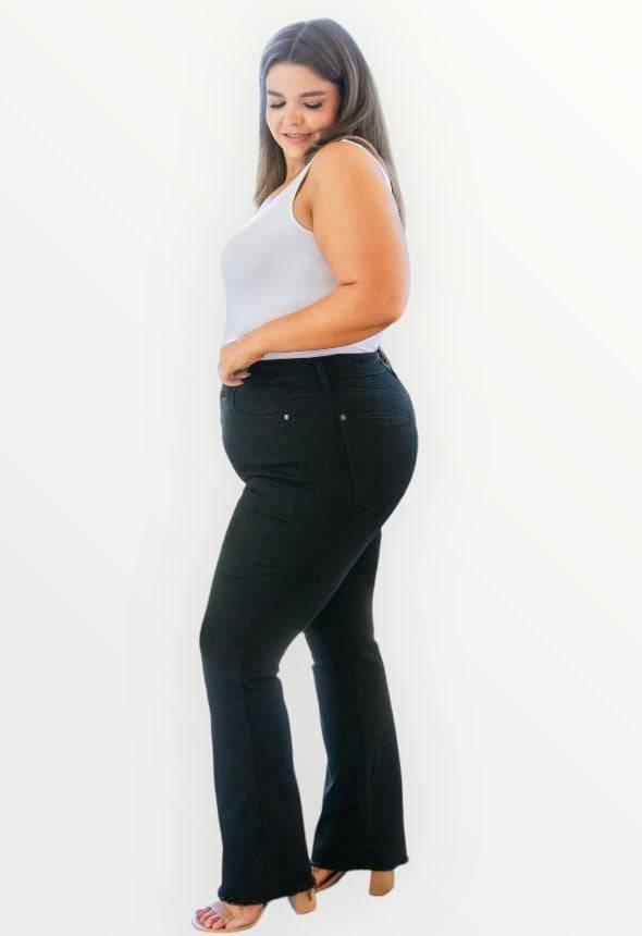 Plus Size Black Bootcut Judy Blue Jeans Jeans