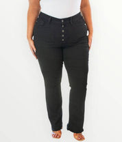 Plus Size Black Bootcut Judy Blue Jeans Jeans